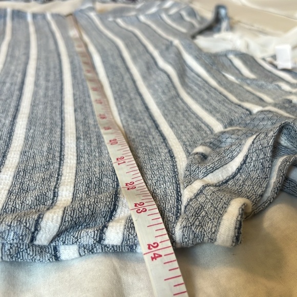 Lauren Conrad Striped Bow Back Top - Picture 9 of 11